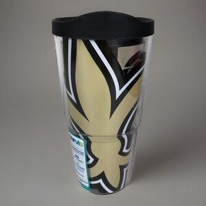 New Orleans Saints Tervis Tumbler 24oz Insulated Travel Cup Lid BPA Free NFL New